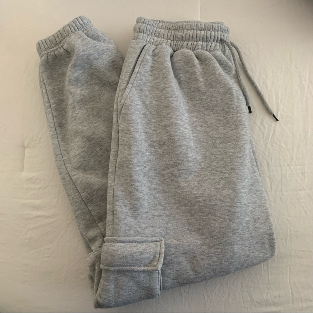 gray sweats